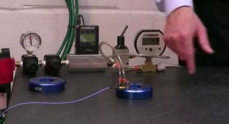 surprise vacuum preloaded air bearings