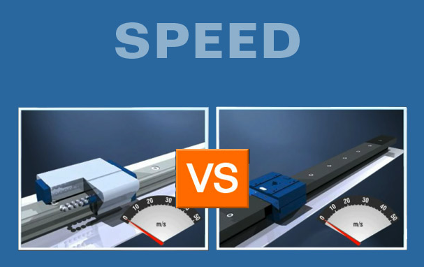 speed comparison video graphic