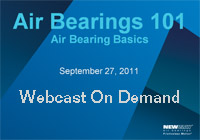 air bearings 101 webcast
