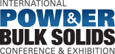Logo depicting the International Powder and Bulk Solids Conference and Exhibition.