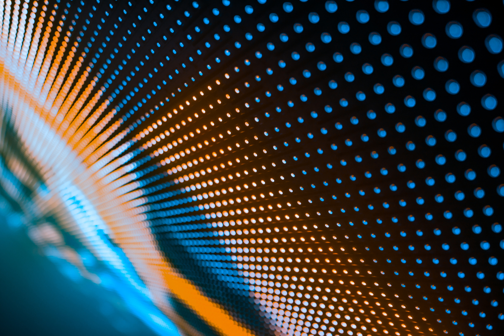 Soft focus LED abstract background